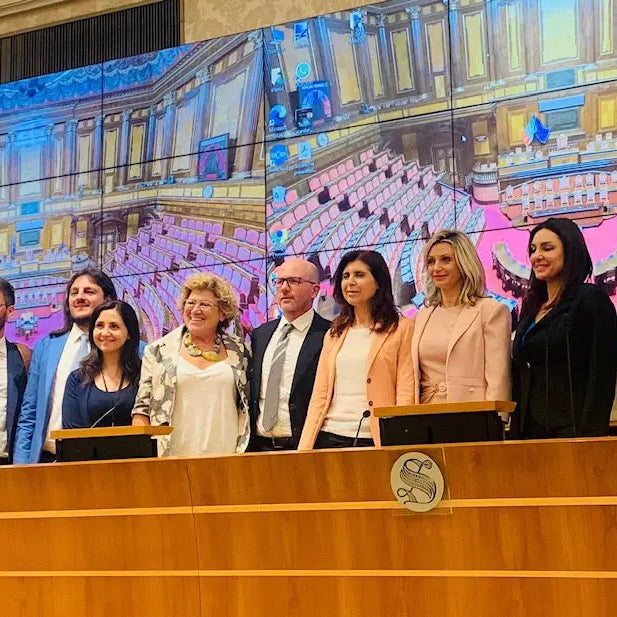 Gruppo di relatrici al Senato per il Master in Gestione Internazionale del Turismo.