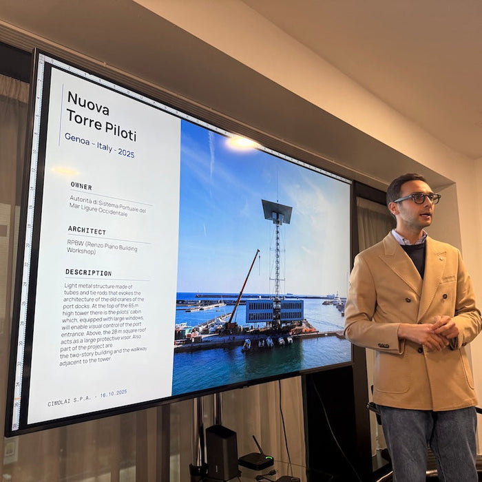 Cimolai – Progetto Torre Piloti presentato da Ing. Enrico Renzi