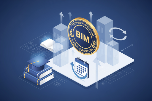 Abbonamento annuale per il mantenimento della tua certificazione BIM (incluso corso di aggiornamento)