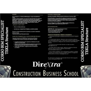 Template di Curriculum Vitae con sfondo scuro per Corso BIM Specialist Tekla