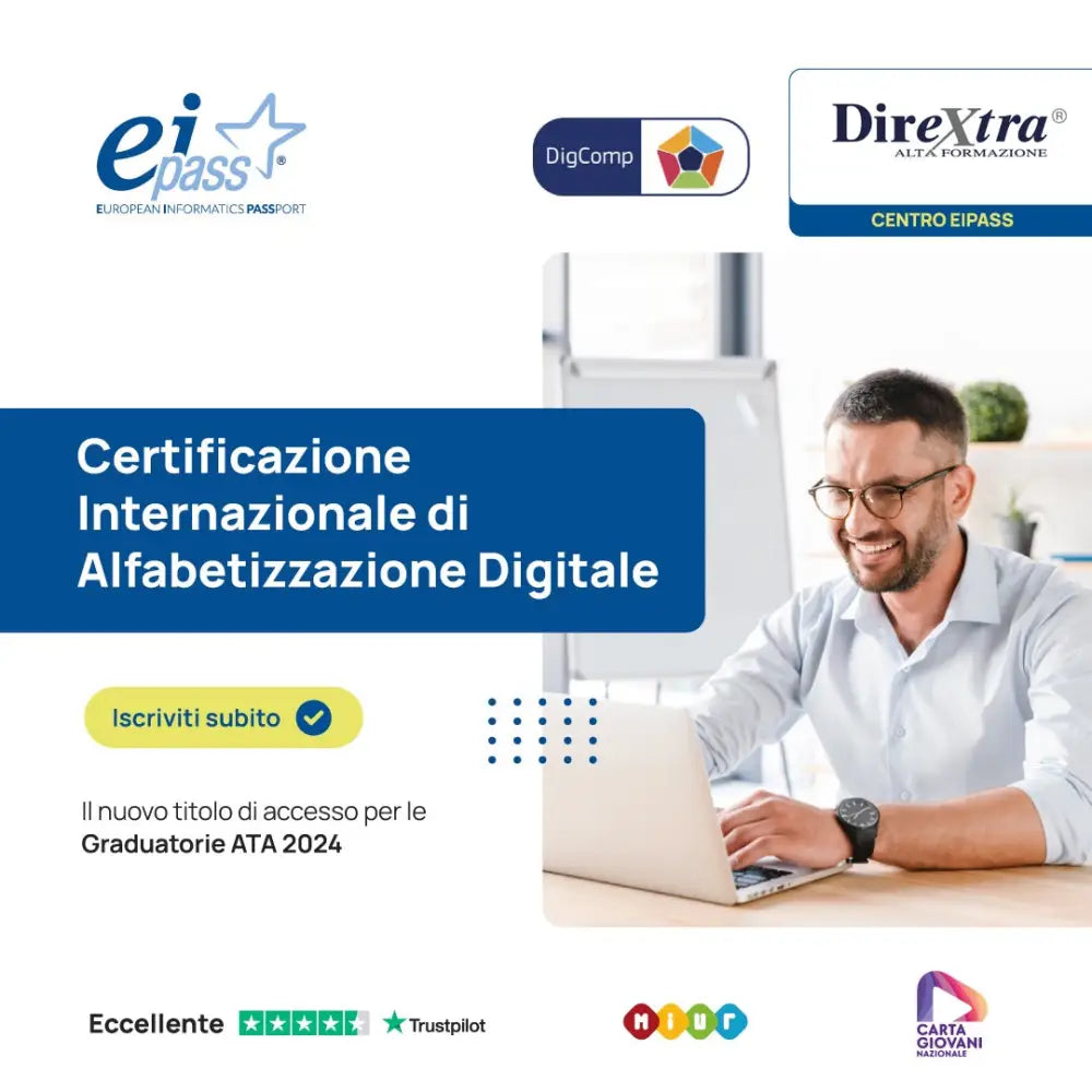 Certificazioni Informatiche EIPASS – Competenze Digitali ICT
